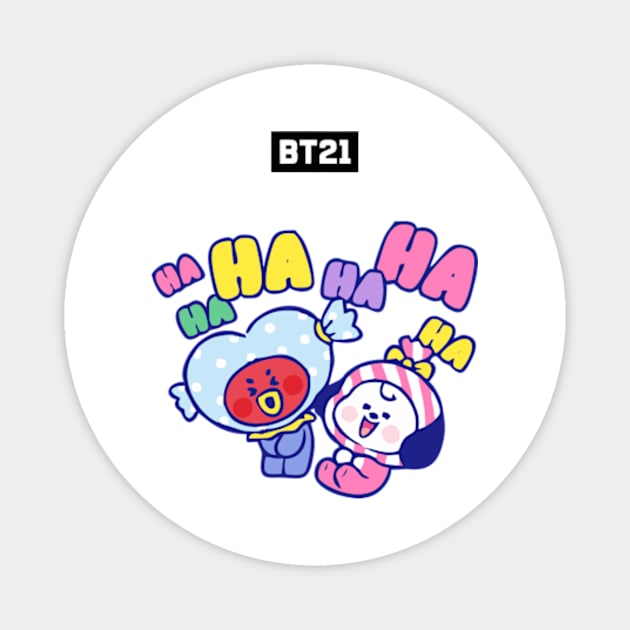 bt21 bts exclusive design 109 Magnet by Typography Dose